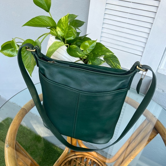 Vintage Coach Whitney Duffel Bag - Bottle Green - Picture 11 of 16